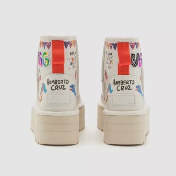 UGG x Humberto Cruz Classic Short Platform Boots – Size‎ 9, Never Worn 🌵🌈 - Picture 2 of 10